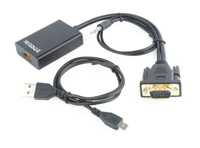 Gembird adapter za video kablove 0,15 m HDMI 19 crni