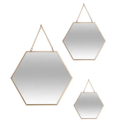ATMOSPHERA Ogledalo zlatno x3 29,5x0,5x26cm