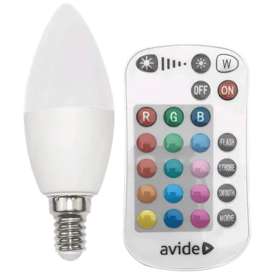 Avide Pametna sijalica, LED 4.9W, E14, RGB+W, 2700K, daljinski - Smart LED Candle 4.9W