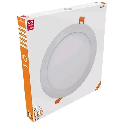 Avide Plafonjera LED, ugradna, 24W, 2000 lm, 4000K, IP20 - ACRPNW-R-24W-ALU