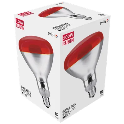Avide Sijalica, 100W, E27, Infra Red, IP20 - ASIR27-100W-R