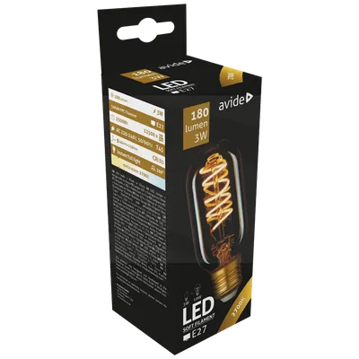 Avide Sijalica, LED 3W, E27, 2700K, 360°, 230V AC - T45 3W E27