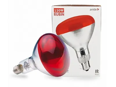 BBLINK sijalica infracrvena R125 150W E27, crvena