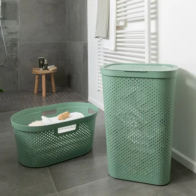 CURVER Korpa za veš 60L Infinity, Maslina