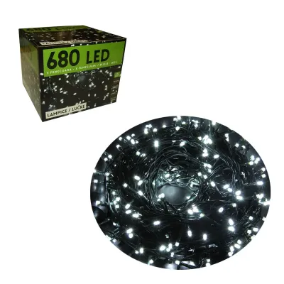 DENIS TOYS LED Lampice 680L bijele