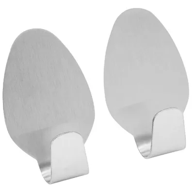FACKELMANN Kukice 2/1 3cm samoljepljive inox ovalne