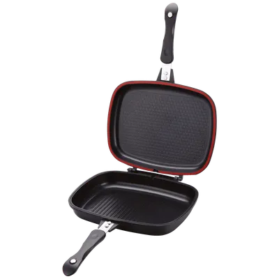 Floria Dvostruka grill tava - ZLN7019, Crna