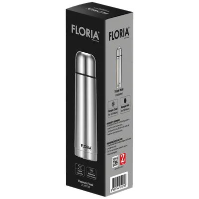 Floria Termos boca, 1000 ml - ZLN0736, Srebrna boja