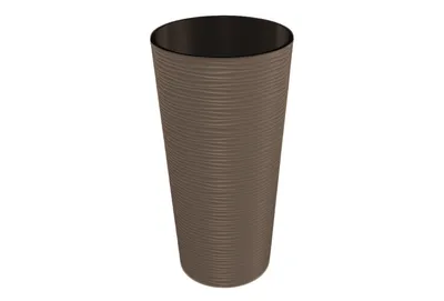 GARDINO Okrugla saksija Finesa 25x46.5cm moka
