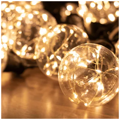 Home Dekorativna LED rasvjeta, 10 LED kugli - LPL 10 GLOBE, Bijela