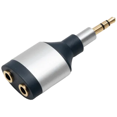 Home Kabl Jack 3.5mm muški na Jack 3, 5mm ženski x 2 - AC 16AM, Sivi