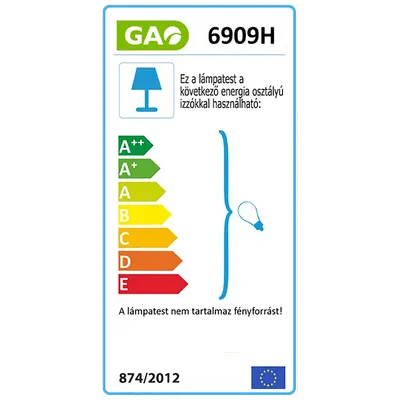 Home Plafonjera, E27, 60W, IP44 - 6909H, Siva