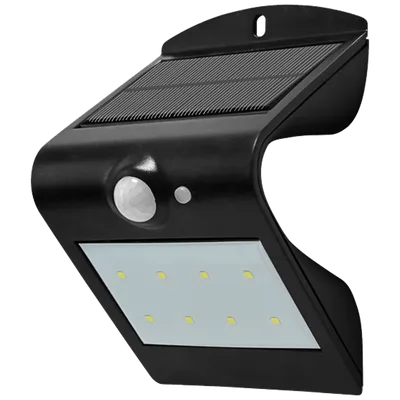 Home Reflektor LED 1.5W sa solarnim panelom, detekcija pokreta - FLP 2/BK SOLAR, Crni