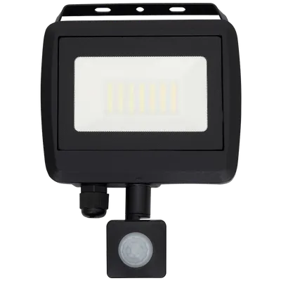 Home Reflektor, LED, sa detektorom pokreta, 30 W, 2400 lm, IP65 - FLL PIR 30, Crni