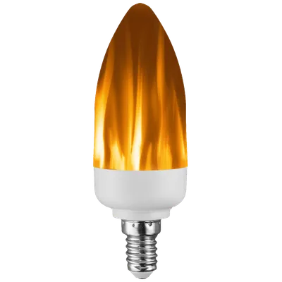 Home Sijalica, 3in1, LED, E14, 220V AC, efekt baklje - LF 2/14, Bijela