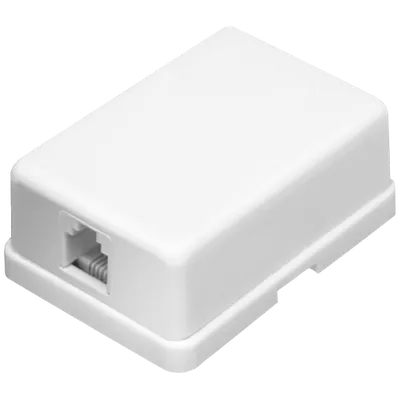 Home Telefonska utičnica, zidna, 6P/4C - TS 1M/WH, Bijela