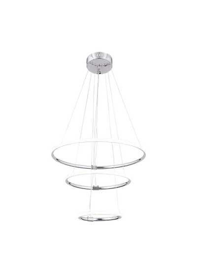 Kry Light Led Luster Halka 3 Krom