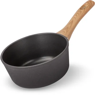 Lamart Šerpa sa ručkom 16 cm 1,1 litar LT1258 Natur, Crna
