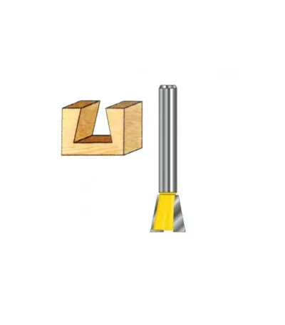 Makita Konturno glodalo u obliku lastinog repa 12,7x13x45mm za RT0700C, RP0900, RP1110C, RP1800FX, RP1801FX, RP2300FC, RP2301FC D-48072