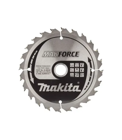 Makita List / Ploča za Pilu Mak-Force 160X20 24Z (za Drvo) B-08296