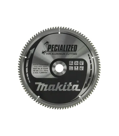 Makita TCT Specialized list potezne kombinovane pile za aluminijum 305 mm, 305x30x1,8 mm 100Z B-33358