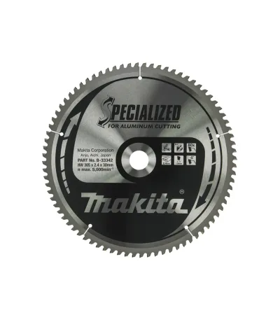 Makita TCT Specialized list potezne kombinovane pile za aluminijum 305 mm, 305x30x1,8 mm 80Z B-33342