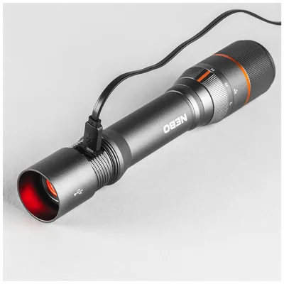 Nebo Ručna svjetiljka, LED, 2000 lm, 2000 mAh, Power Bank, IP67 - NEB-FLT-0020-G, Siva