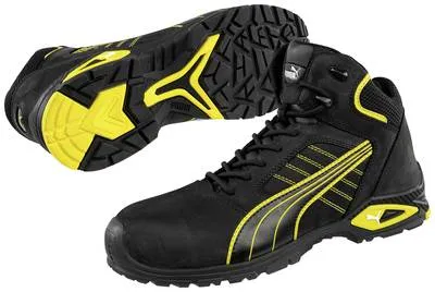 PUMA Visoka cipela Amsterdam S3 SRC Vel.46, Crna