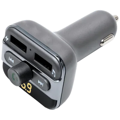 SAL FM modulator 4in1, BT handfree, 12V/24V, 3.4A punjač - FMBT PRO, Sivi