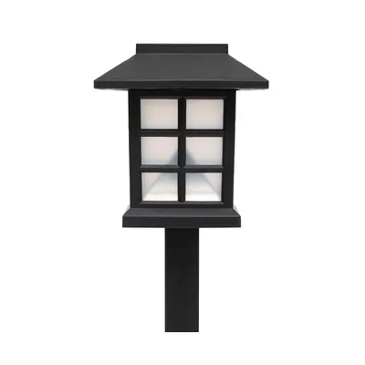 Home Solarna baštenska lampa, Stick-on, crna