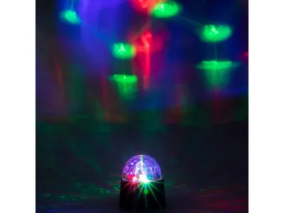 SOMOGYI ELEKTRONIC Prijenosna disko lampa na baterije, LED, DL90