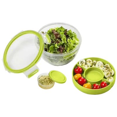 Tefal Plastična posuda za salatu, 1 lit., MasterSeal to GO - K3100112, Zelena