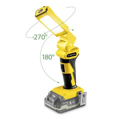 Trotec Akumulatorska Radna Lampa PWLS 10 (Bez Baterije), Žuta