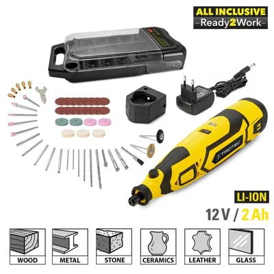 Trotec Akumulatorski Multifunkcionalni Alat PMTS 01-12V, Žuti