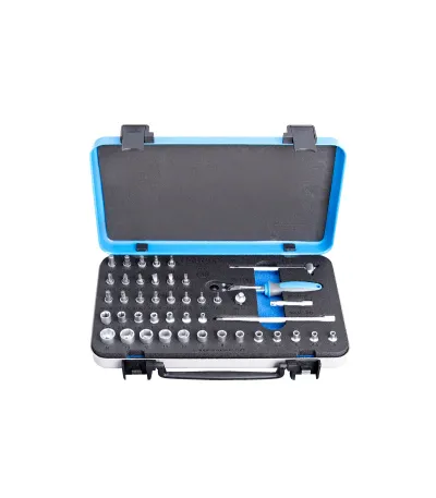 Unior Ključevi Nasadni, Prihvat 1/4", u Metalnoj Kutiji 188B