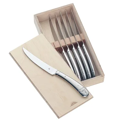 WMF Set 6 noževa za stek Steak knife set Bullshead 6-piece, Srebrna boja