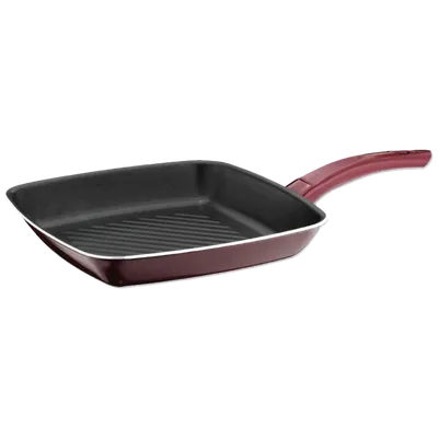 Zilan Grill tava, teflon, 26 cm - ZLN8747, Bordo