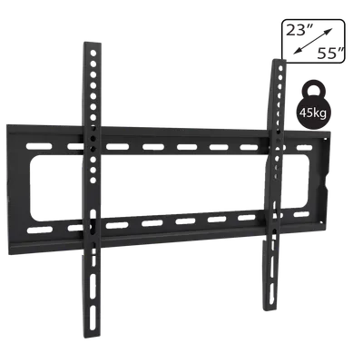 Amiko Nosač zidni za TV prijemnik 23" - 55", 45 kg, 1D - Wallmaster 23-55 FIX, Crni