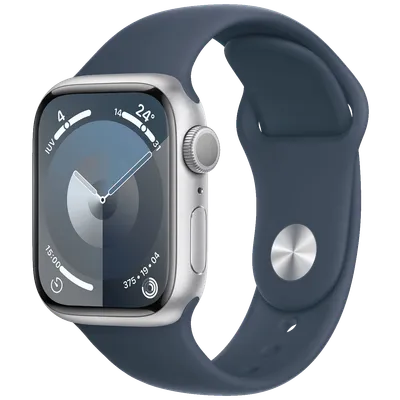 Apple SAT pametni, 1.69" LTPO OLED zaslon, vodootporan BT, WiFi - Watch Series 9 GPS 41mm, Srebrne boje
