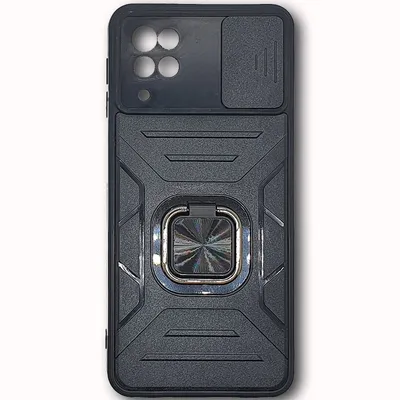 Armor slide Maska za Samsung a12, Crna
