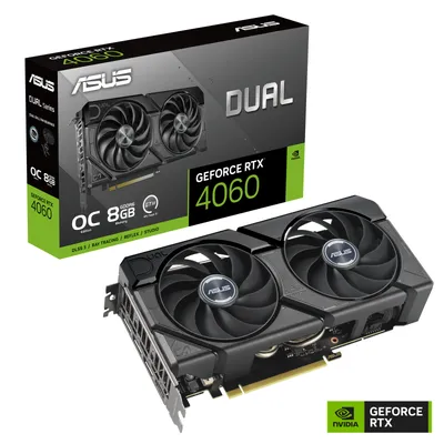 ASUS grafička kartica Dual GeForce RTX 4060 EVO OC Edition 8GB GDDR6 Gaming