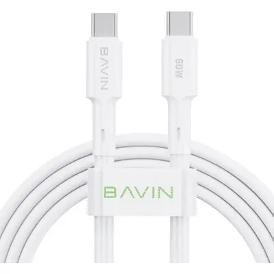 Bavin kabel, Type-C na Type-C, 1m, bijeli