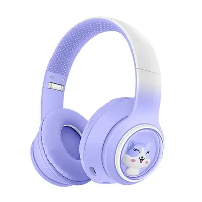 Bluetooth slušalice AKZ-08 5.3BT, Ljubičaste