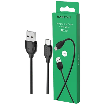 Borofone BX19 Benefit USB kabl za smartphone, micro USB, Dužina 1 m, Crni