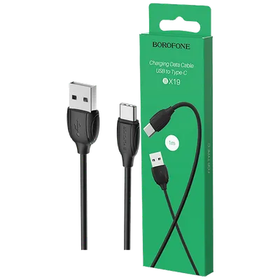 Borofone BX19 Benefit USB kabl za smartphone, Tip C, Dužina 1 m, Crni