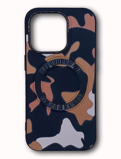 Camo Maska za iPhone 14 Pro, Crna