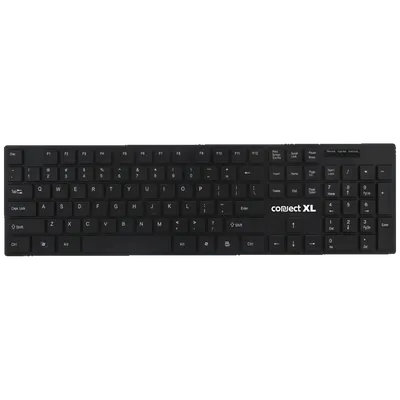 Connect XL Tastatura sa multimedijalnim tipkama, USB, SLIM, crna boja - CXL-K300, Crna