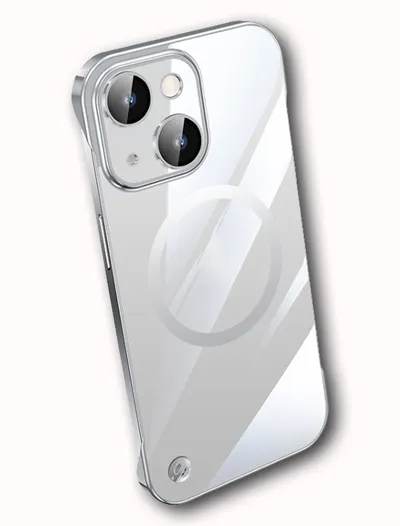 Futrola Frameless za iPhone 14, Srebrna