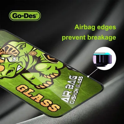 Go-Does Air Bag staklo za Iphone 13 Pro, Providno
