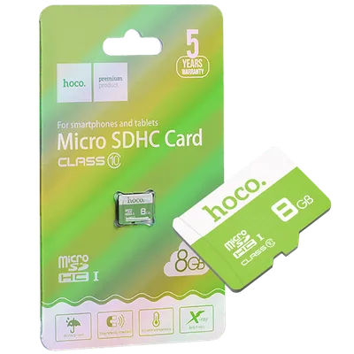 Hoco Micro SD kartica, 8GB, class 10 - MicroSD 8GB Class10 (85799), Zelena